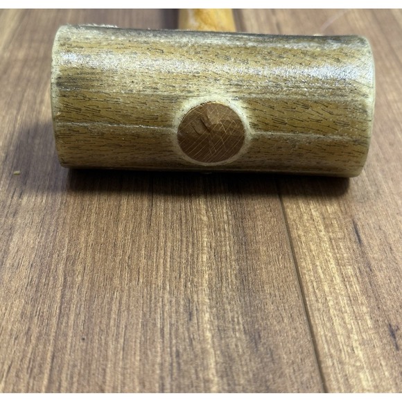 Garland No. 3 Rawhide Mallet Hammer 1-3/4" x 3-3/8" x 9 oz USA Leather Stamping - Picture 5 of 6